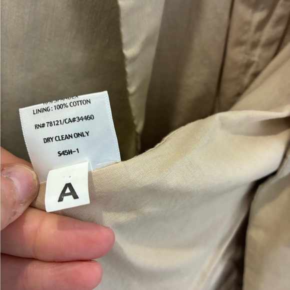 Eileen Fisher Tan Blazer Tailored Suit Jacket - Picture 5 of 5